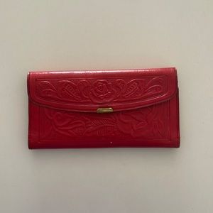 Red Leather Wallet